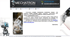 Desktop Screenshot of mechatron.pl